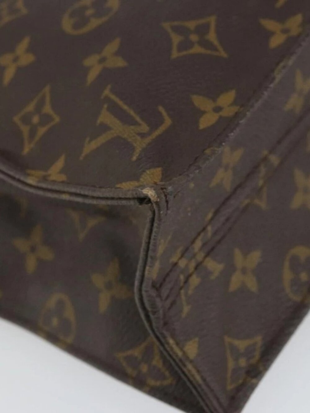 LOUIS VUITTON Monogram Sac Plat Hand Bag M51140 LV Auth - Picture 9 of 16